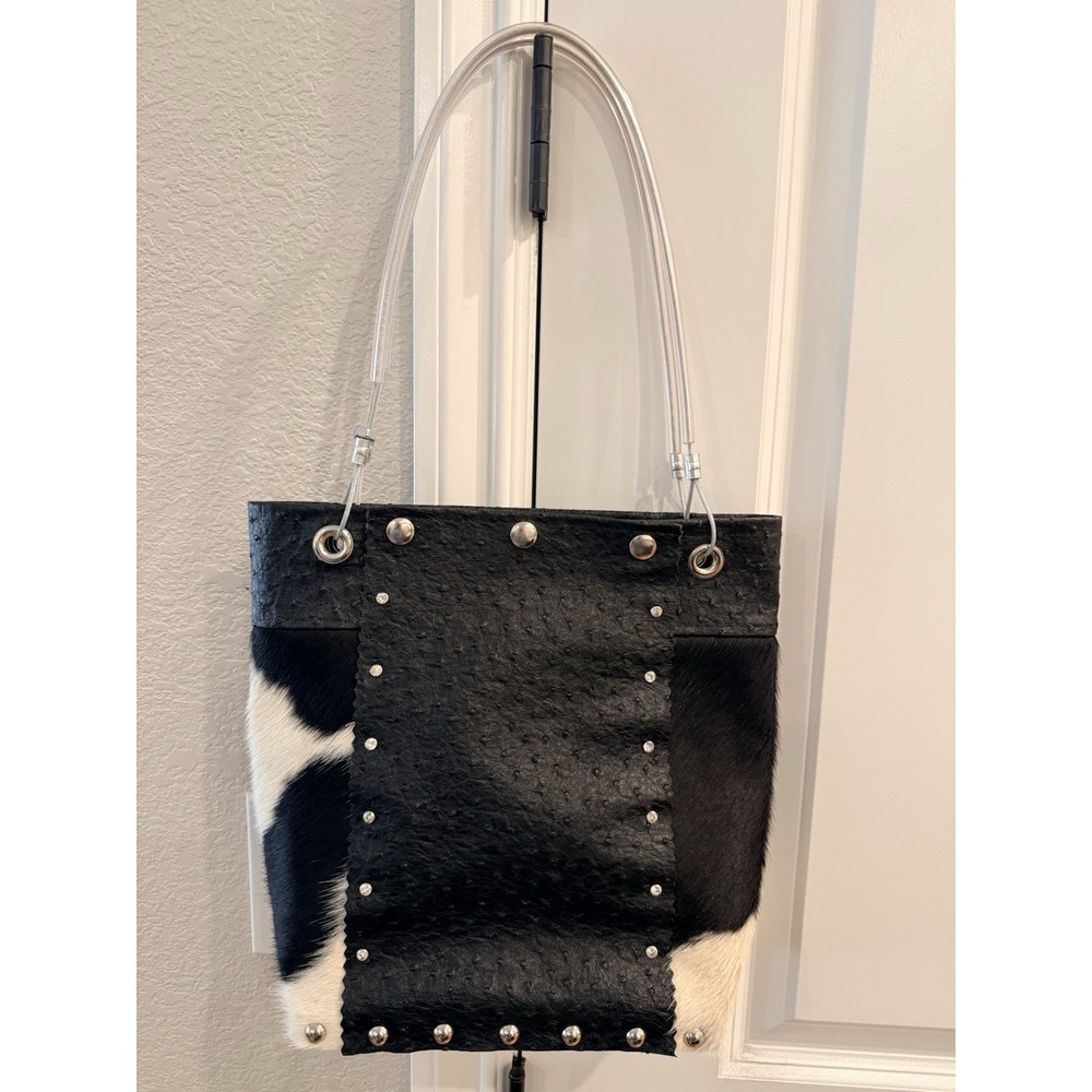 TK3 Leather/HAIR ON HIDE Western Style Handbag